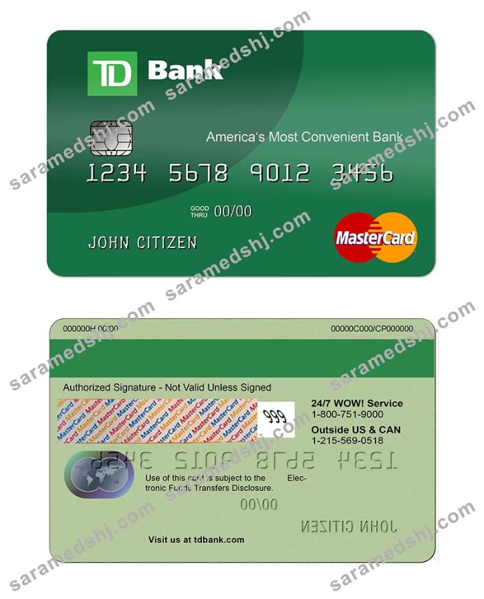 USA TD MasterCard
